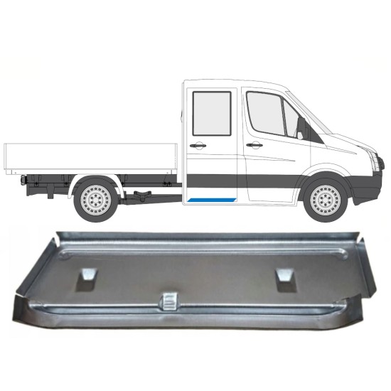 Reparaturblech für Trittstufe für Volkswagen Crafter 2005-2017 / Rechts 15368