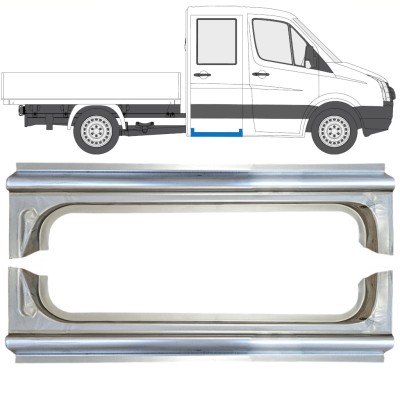 Reparaturblech hinterer Schweller für Volkswagen Crafter 2005-2017 / Links+Rechts / Satz 15520