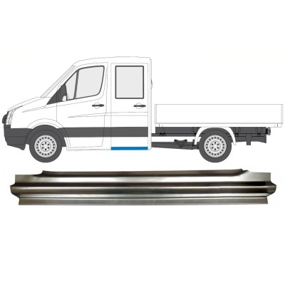 Reparaturblech hinterer Schweller für Volkswagen Crafter 2005-2017 / Links 15515