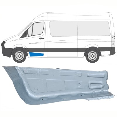 Reparaturblech vorderer Tritt für Volkswagen Crafter 2005-2017 / Links 14103