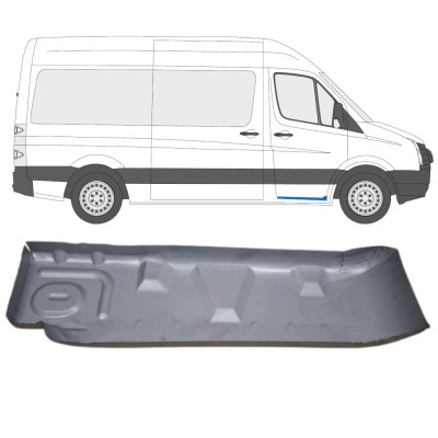 Reparaturblech für Trittstufe für Volkswagen Crafter 2005-2017 / Rechts 15542