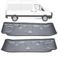 Reparaturblech für Trittstufe für Volkswagen Crafter 2005-2017 / Links+Rechts / Satz 15544