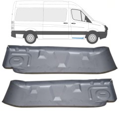 Reparaturblech für Trittstufe für Volkswagen Crafter 2005-2017 / Links+Rechts / Satz 15544