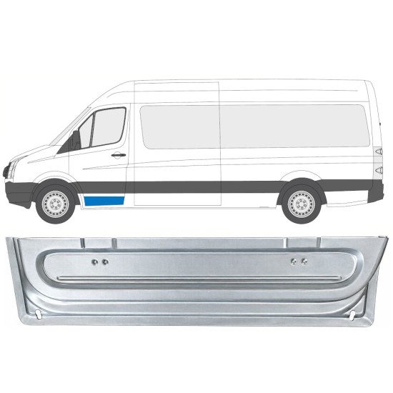 Reparaturblech innere vordere Tür für Volkswagen Crafter 2005-2017 / Links 17057