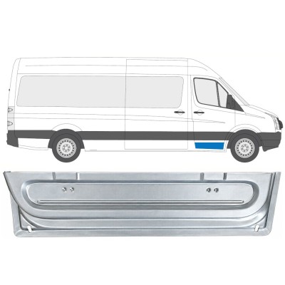 Reparaturblech innere vordere Tür für Volkswagen Crafter 2005-2017 / Rechts 17056
