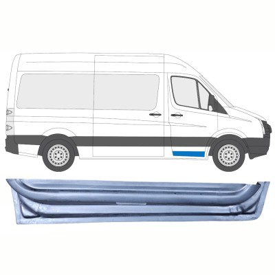 Reparaturblech innere vordere Tür für Volkswagen Crafter 2005-2017 / Rechts 17056