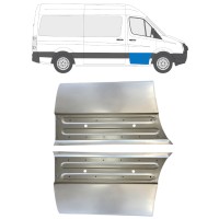Reparaturblech vordere Tür für Volkswagen Crafter 2005-2017 / Links+Rechts / Satz 15496