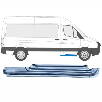 Reparaturblech Schweller vordere Tür für Volkswagen Crafter 2005-2017 / Rechts 13970