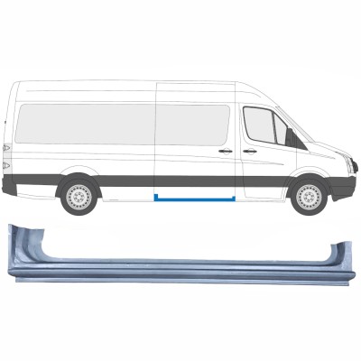 Reparaturblech Schiebetürschweller für Volkswagen Crafter 2005-2017 / Rechts 13437