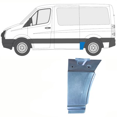 Reparaturblech Kotflügel hinten für Volkswagen Crafter 2005-2017 / Links 13940