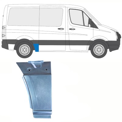Reparaturblech Kotflügel hinten für Volkswagen Crafter 2005-2017 / Rechts 13939
