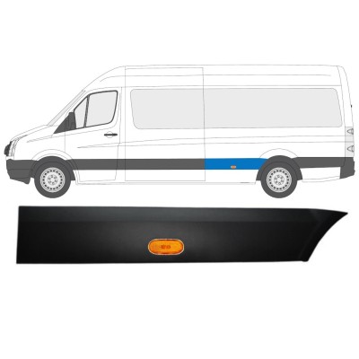 Seitenleiste hinterer Kotflügel mit Lampe für Volkswagen Crafter 2005-2017 / Links / Satz 13994