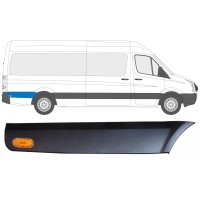 Seitenleiste hinterer Kotflügel hinter dem Rad mit Lampe für Volkswagen Crafter 2005-2017 / Rechts / Satz 13995