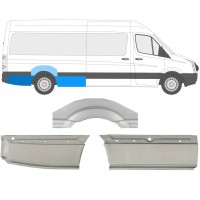 Reparaturblech Kotflügel hinten für Volkswagen Crafter 2005-2017 / Rechts / Satz 13943