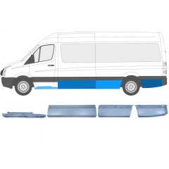 Reparaturblech-Set für Volkswagen Crafter 2005-2017 / Links / 14505