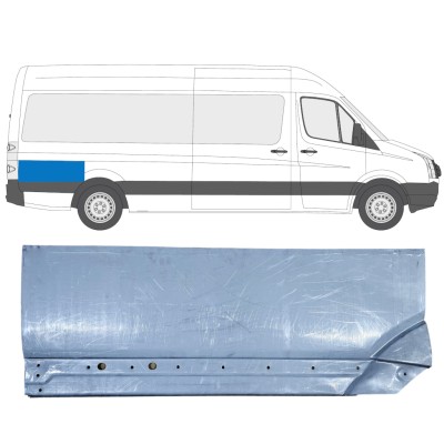 Reparaturblech hinterer Kotflügel hinteres Teil für Volkswagen Crafter 2005-2017 / Rechts 13894