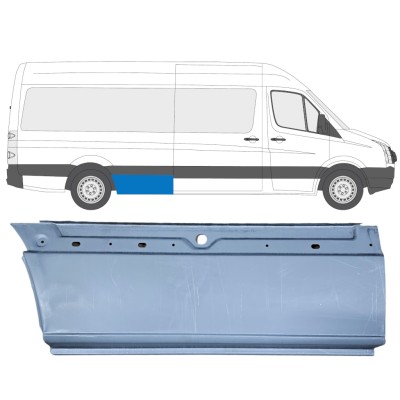 Reparaturblech Kotflügel hinten für Volkswagen Crafter 2005-2017 / Rechts 13452