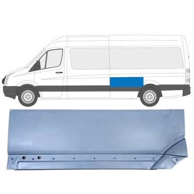 Reparaturblech Kotflügel hinten für Volkswagen Crafter 2005-2017 / Links 13896