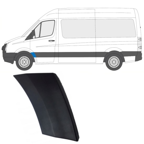 Seitenleiste Kotflügel vorne für Volkswagen Crafter 2005-2017 / Links 13987
