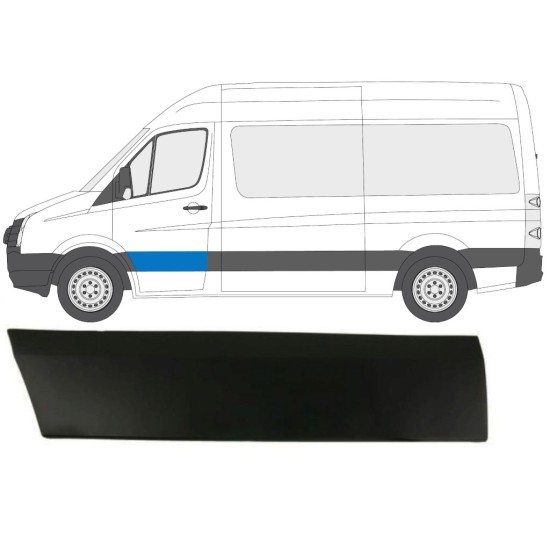 Türleiste vorne für Volkswagen Crafter 2005-2017 / Links 13686