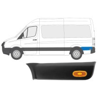 Seitenleiste hinterer Kotflügel mit Lampe für Volkswagen Crafter 2005-2017 / Links / Satz 14149