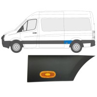 Seitenleiste hinterer Kotflügel mit Lampe für Volkswagen Crafter 2005-2017 / Links / Satz 14089