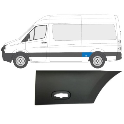 Seitenleiste Kotflügel hinten für Volkswagen Crafter 2005-2017 / Links 13823