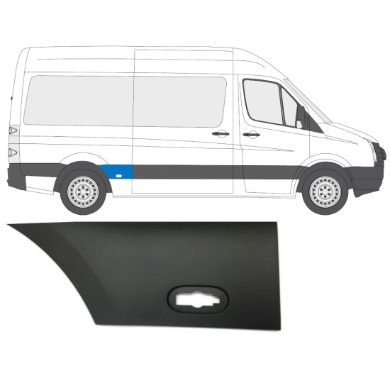 Seitenleiste Kotflügel hinten