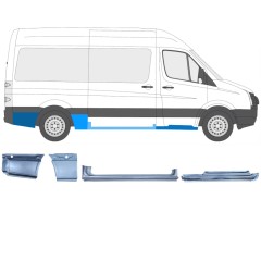 Reparaturblech-Set für Volkswagen Crafter 2005-2017 / Rechts / 14502