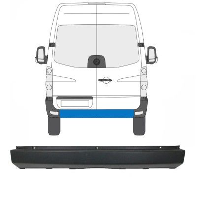 Hintere Stoßstange für Volkswagen Crafter 2005-2017 15550
