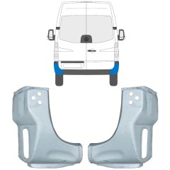 Reparaturblech Ecke hinten für Volkswagen Crafter 2005-2017 / Links+Rechts / Satz 15507