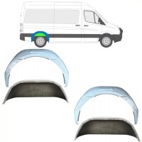Reparaturblech Innenkotflügel hinten für Volkswagen Crafter 2005-2017 / Satz 14498