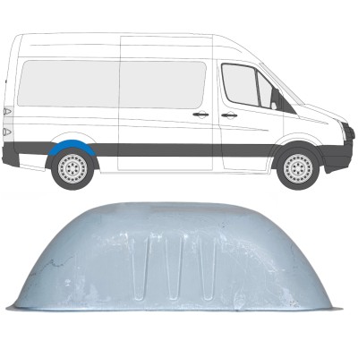 Reparaturblech hinterer Radlauf für Volkswagen Crafter 2005-2017 / Links = Rechts (symmetrisch) 13612