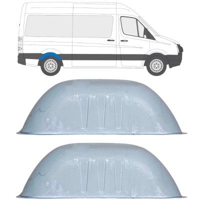Reparaturblech hinterer Radlauf für Volkswagen Crafter 2005-2017 / Satz 14283
