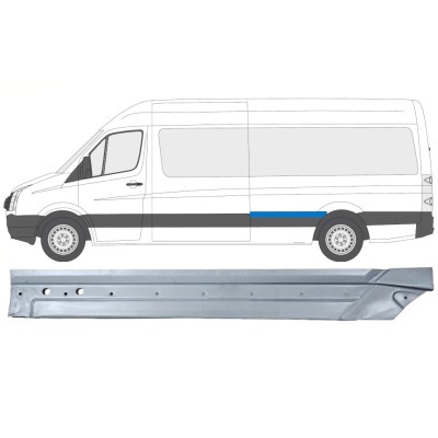 Reparaturblech Kotflügel hinten für Volkswagen Crafter 2005-2017 / Links 14334