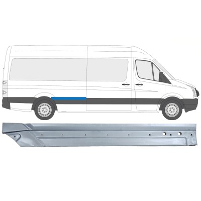 Reparaturblech Kotflügel hinten für Volkswagen Crafter 2005-2017 / Rechts 14332