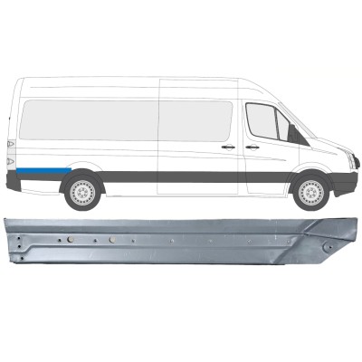 Reparaturblech Kotflügel hinten für Volkswagen Crafter 2005-2017 / Rechts 14331