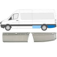 Reparaturblech Kotflügel hinten für Volkswagen Crafter 2005-2017 / Links / Satz 14127