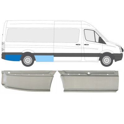 Reparaturblech Kotflügel hinten für Volkswagen Crafter 2005-2017 / Rechts / Satz 14128