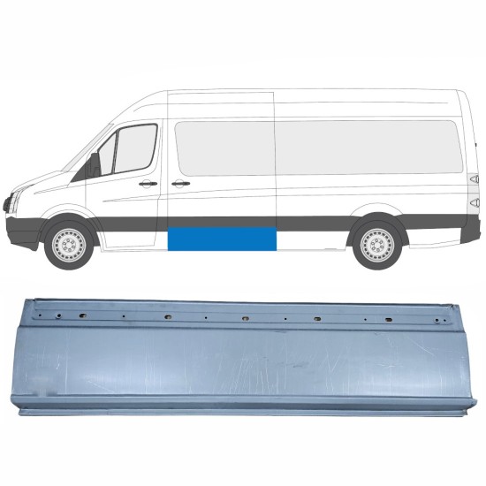 Reparaturblech Seite für Volkswagen Crafter 2005-2017 / Links 13502