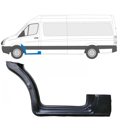 Reparaturblech Schweller vordere Tür für Volkswagen Crafter 2005-2017 / Links 13449