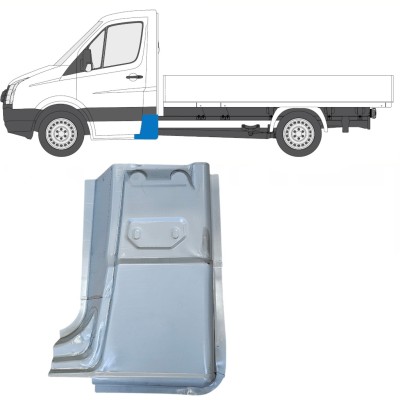 Reparaturblech Ecke hinten für Volkswagen Crafter 2005-2017 / Links 15503