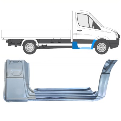 Reparaturblech-Set für Volkswagen Crafter 2005-2017 / Rechts / 15529