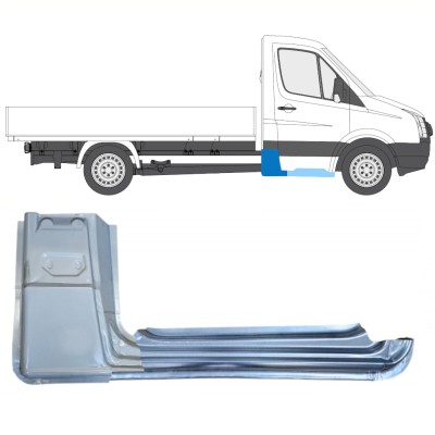 Reparaturblech-Set für Volkswagen Crafter 2005-2017 / Rechts / 15531