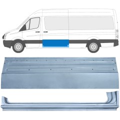 Reparaturblech Schiebetür + Schweller für Volkswagen Crafter 2005-2017 / Links / Satz 14318