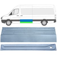 Reparaturblech für Schiebetür, außen unten für Volkswagen Crafter 2005-2017 / Links / Satz 14320