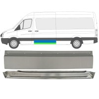 Reparaturblech Schiebetür für Volkswagen Crafter 2005-2017 / Links / Satz 14198
