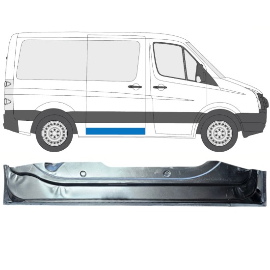 Reparaturblech Innen-Schweller Schiebetür für Volkswagen Crafter 2005-2017 / Rechts 15872