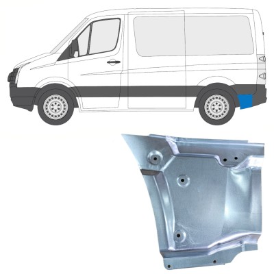 Reparaturblech Kotflügel hinten für Volkswagen Crafter 2005-2017 / Links 15512