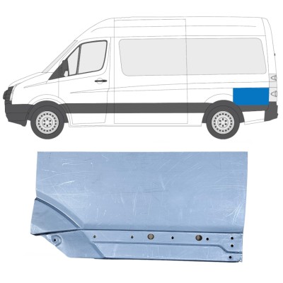 Reparaturblech Kotflügel hinten für Volkswagen Crafter 2005-2017 / Links 14202